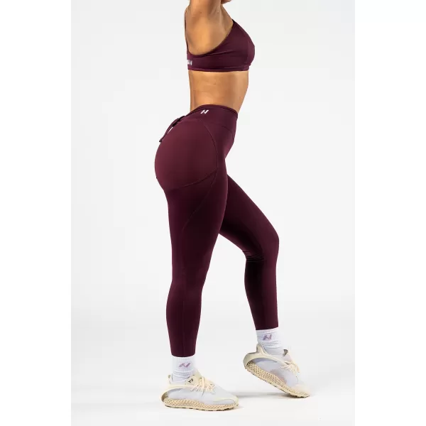  Formázó leggings fűzéssel STRONG BEAUTY 426 DARK RED Nebbia 