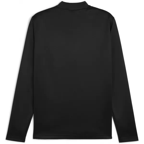 Ing PUMA TEAMGOAL TRAINING 1/4 ZIP TO 658629_03 PUMA FEKETE/FEHÉR/SÖTÉTSZÜRKE 