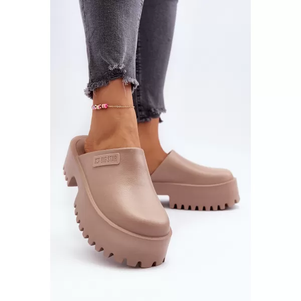  Női papucs BIG STAR NN274016 BÉZS Big Star Shoes 