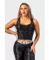 TERMÉSZET Ihlette sportnövény felső Racer back” 549 BLACK Nebbia