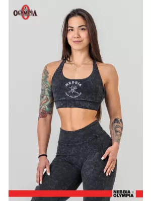 Mosott sportmelltartó közepes alátámasztással GOLDEN AGE 778 BLACK Nebbia