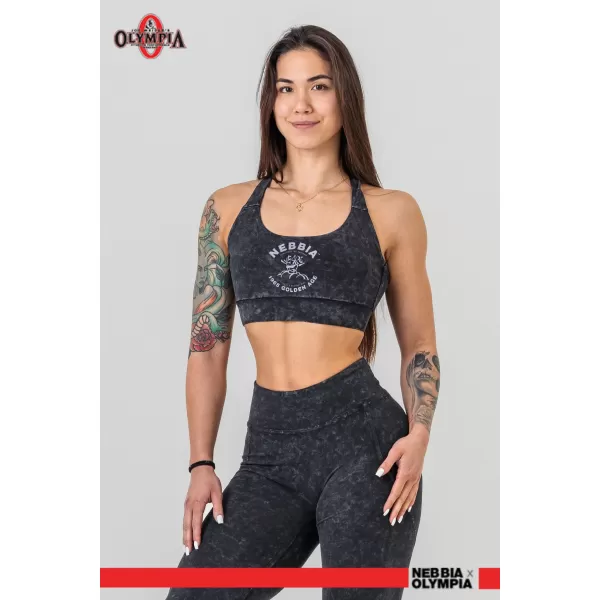  Mosott sportmelltartó közepes alátámasztással GOLDEN AGE 778 BLACK Nebbia 
