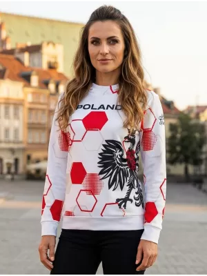 Női funkcionális pulóver prémium ALTISPORT VOJ/ALW036PL/MI01 HEXA-WH