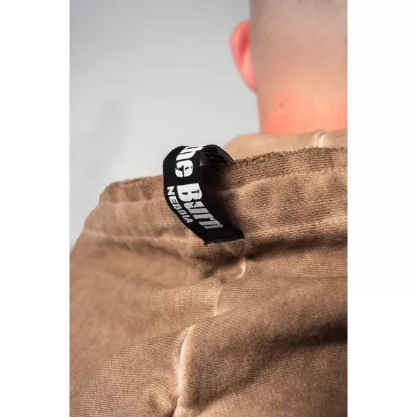  Kimosott pulóver cipzárral GYM BRO 362 LIGHT BROWN Nebbia 