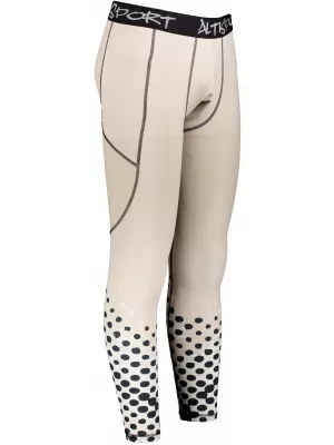 Férfi hosszú prémium sportleggings ALTISPORT VOJ/ALM109LEG01 VILÁGOSBARNA