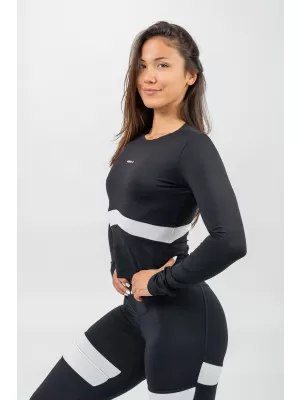 Fekete felső hosszú ujjal TRUE HERO 242 BLACK Nebbia