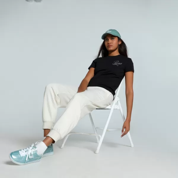  Ing PUMA ESS SCRIPT TEE 684982-01 FEKETE 