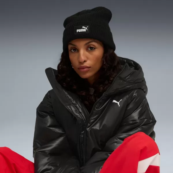  Sapka PUMA ESS HIGH CROWN BEANIE 026410-01 FEKETE 