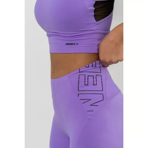  FIT Activewear leggings magas derékkal 443 LILA Nebbia 