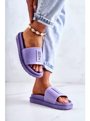 Női divatpapucs BIG STAR JJ274A304 LILA Big Star Shoes