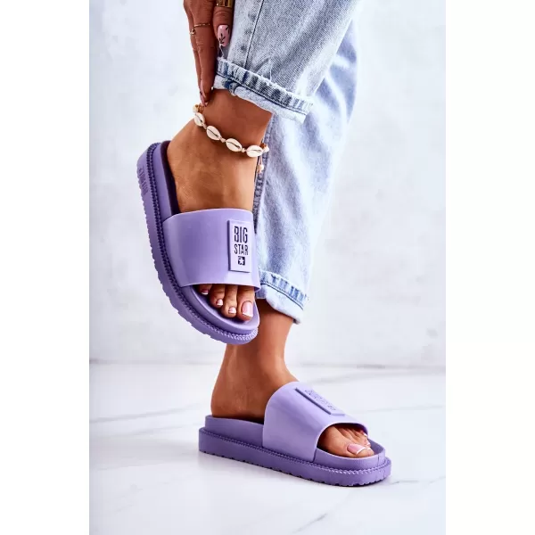  Női divatpapucs BIG STAR JJ274A304 LILA Big Star Shoes 