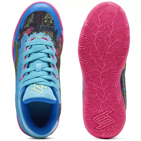  Hölgyek PUMA STEWIE 3 MIDNIGHT IN TOKYO 380070_01 FÉNYES AQUA / FLURU RÓZSASZÍN KUTYA 