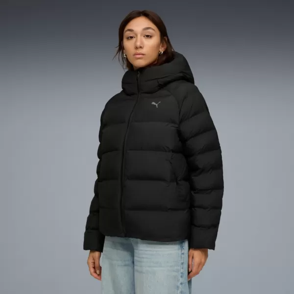  Női kabát PUMA MONO HOODED JACKET 688385-01 FEKETE 