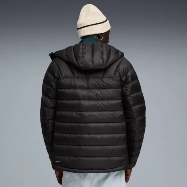  Férfi dzseki PUMA PACKLITE HOODED DOWN JACKET 685221-01 FEKETE 