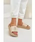 Női papucsok BIG STAR LL274A210 BEIGE Big Star cipők
