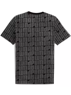 Férfi póló PUMA ESS LOGO LAB AOP TEE 688185-01 FEKETE