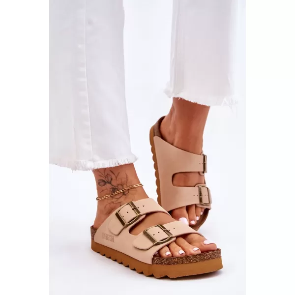  Női papucs BIG STAR LL274745 BÉZS Big Star Shoes 
