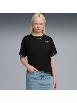 Ing PUMA ESS GRAPHIC ANIMAL RELAXED TEE 688082-01 FEKETE