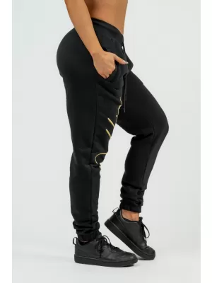 Női Signature INTENSE 846 BLACK/GOLD Nebbia bő melegítőnadrág