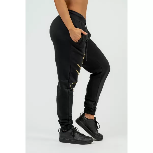  Női Signature INTENSE 846 BLACK/GOLD Nebbia bő melegítőnadrág 