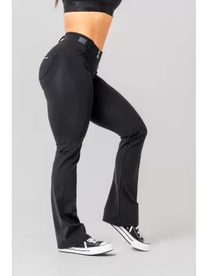 Kiszélesedő Bubble Butt Leggings 2.0 POWER LIFT 308 BLACK Nebbia