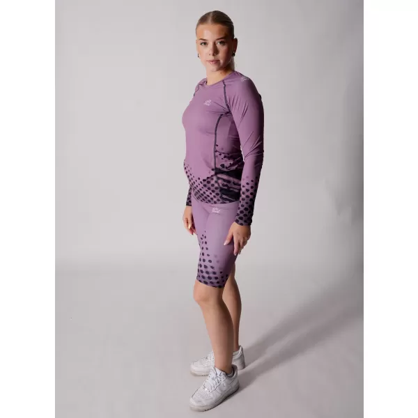  Női funkcionális T -piró hosszú ujjú prémiummal ALTISPORT VOJ/ALW109TR03 LILA 