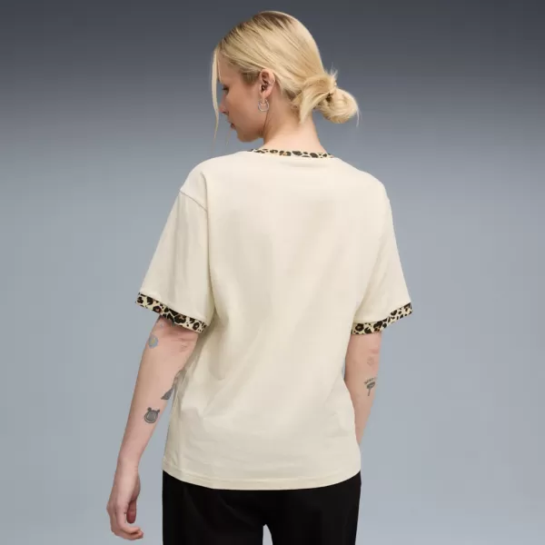  Ing PUMA ESS GRAPHIC ANIMAL RELAXED TEE 688082-87 FEHÉR 