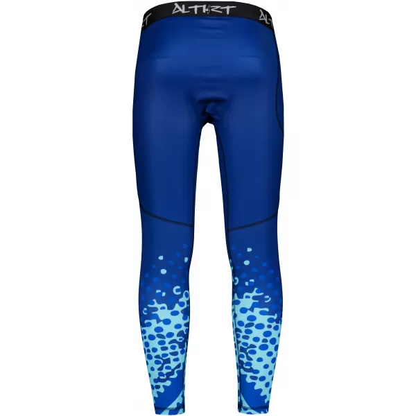  Férfi hosszú prémium sportleggings ALTISPORT VOJ/ALM109LEG01 KIRÁLYKÉK 
