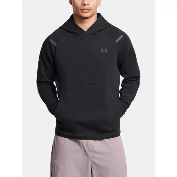 Férfi pulóver UNDER ARMOUR UNSTOPPABLE FLC HD EU 1389350-001 FEKETE 