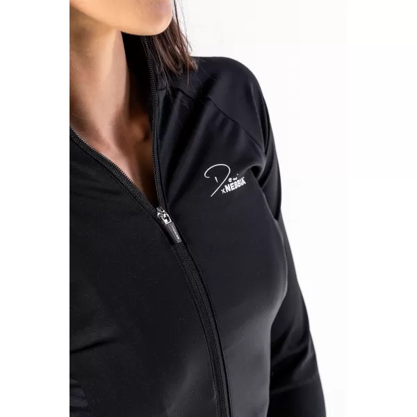  Deni x Fitness cipzáras felső 314 BLACK Nebbia 