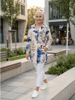 Női kabát prémium ALTISPORT VOJ/ALW102MI05 BÉZS