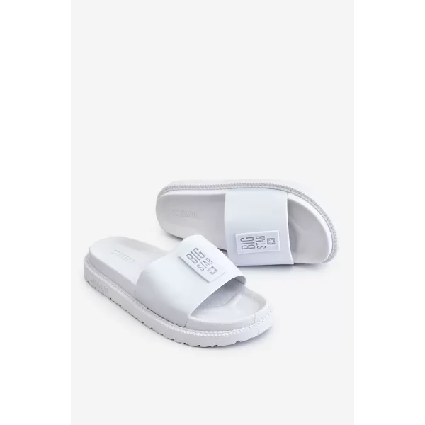  Női papucs BIG STAR LL274428 WHITE Big Star Shoes 