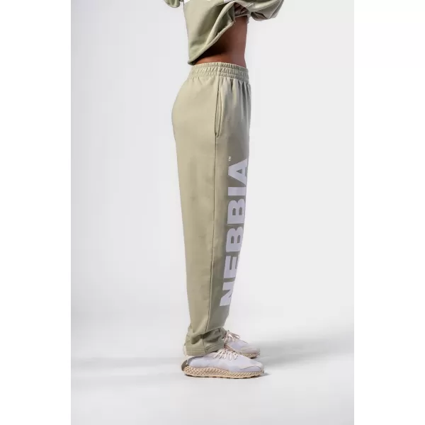  Bő bő melegítőnadrág BOYFRIEND STYLE 432 LIGHT GREEN Nebbia 