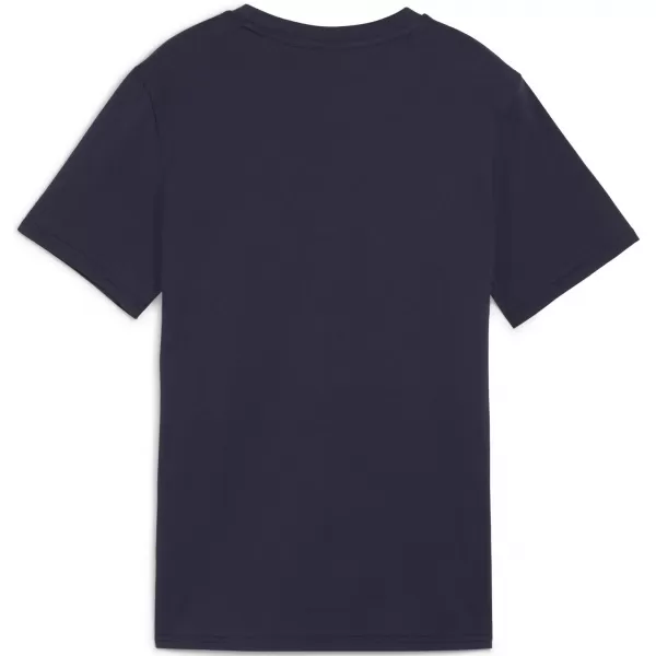  T -póló PUMA TEAMGOAL CASUALS TEE JR 658616_06 PUMA NAVY/PUMA WHITE 