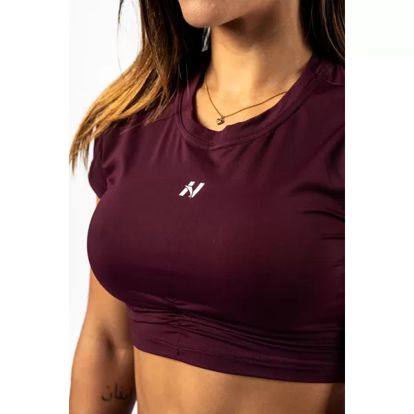  Nyitott hátú crop top STRONG BEAUTY 430 DARK RED Nebbia 