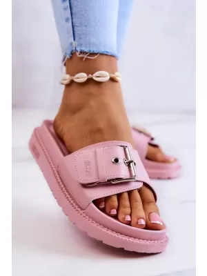 Női divatpapucs BIG STAR JJ274A308 PINK Big Star Shoes