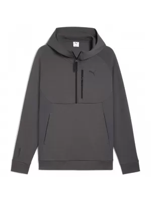 Férfi pulóver PUMA TECH HALF ZIP HOODIE 688044-44 SZÜRKE