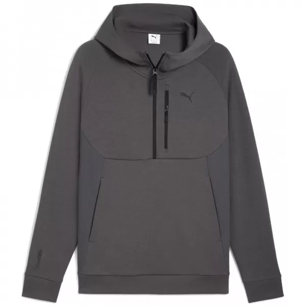  Férfi pulóver PUMA TECH HALF ZIP HOODIE 688044-44 SZÜRKE 
