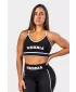 Közepes tartású sportmelltartó MY RULES 608 BLACK Nebbia