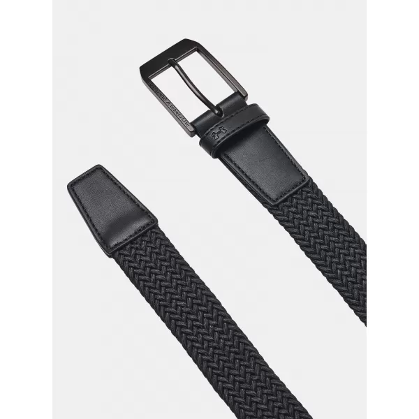 Férfi öv UNDER ARMOUR M BRAIDED GOLF BELT 1387746-001 FEKETE 