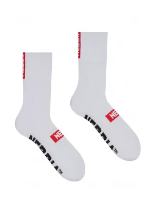 EXTRA MILE” crew zokni 103 WHITE Nebbia
