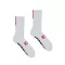 EXTRA MILE” crew zokni 103 WHITE Nebbia