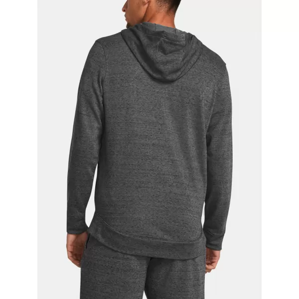  Férfi pulóver UNDER ARMOUR UA RIVAL TERRY LC FZ SZÜRKE 