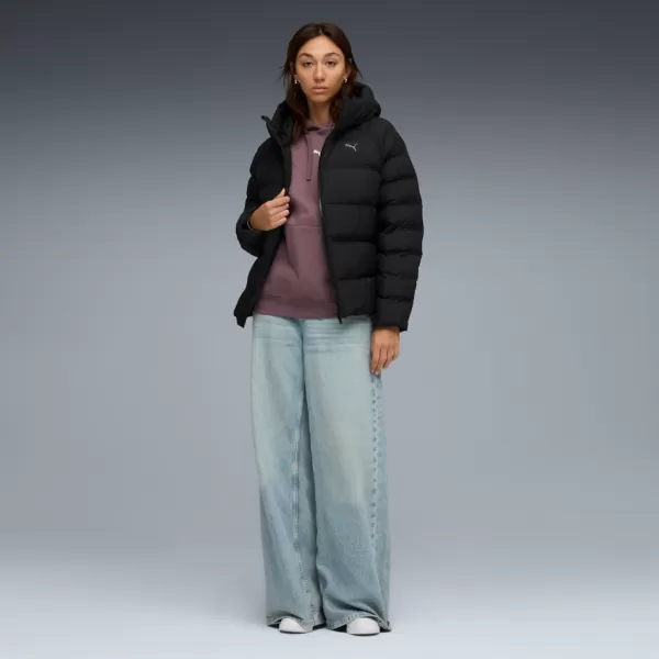  Női kabát PUMA MONO HOODED JACKET 688385-01 FEKETE 