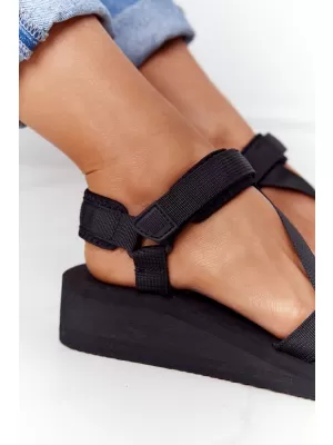 Női szandál BIG STAR FF274A349 BLACK Big Star Shoes