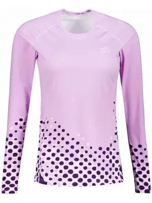 Női funkcionális T -piró hosszú ujjú prémiummal ALTISPORT VOJ/ALW109TR03 HALVÁNYLILA