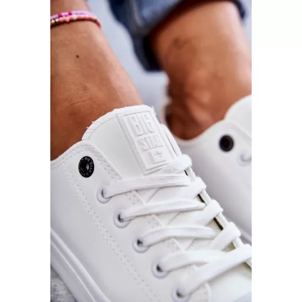  BIG STAR női bőr tornacipő KK274010 WHITE Big Star cipő 