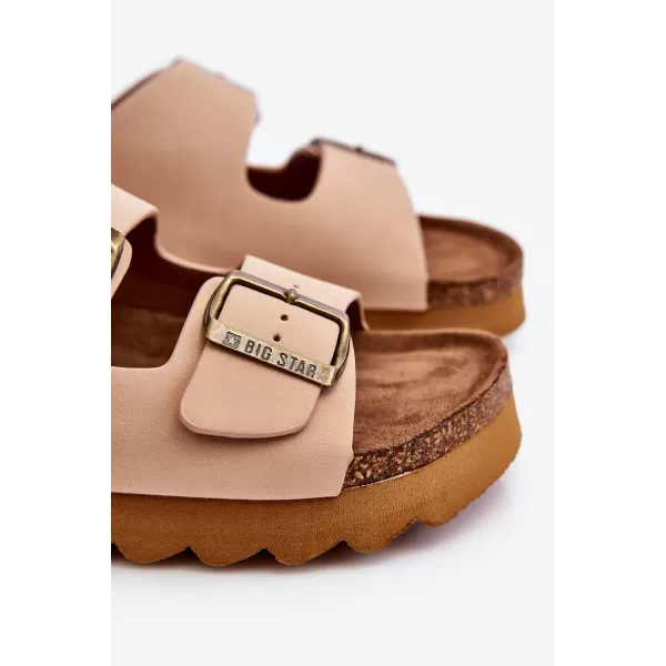  Női papucs BIG STAR LL274745 BÉZS Big Star Shoes 