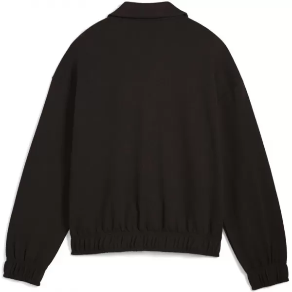  Női kabát PUMA T7 RELAXED TRACK JACKET 632137-01 FEKETE 