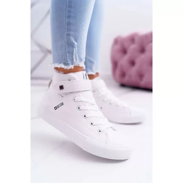 Női bőr bokacsizma BIG STAR V274541FW WHITE Big Star Shoes